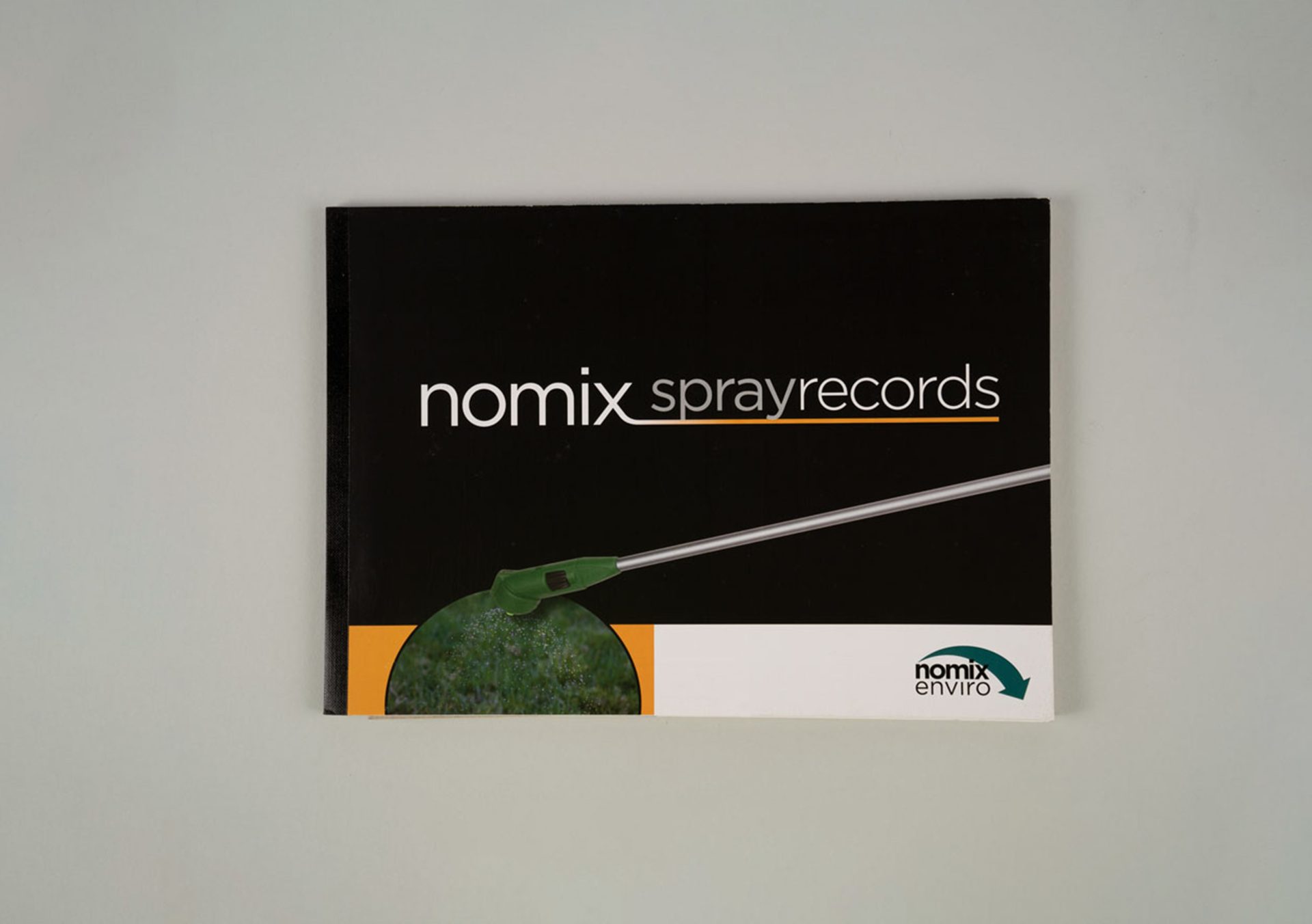 Spray Record Book Nomix Enviro