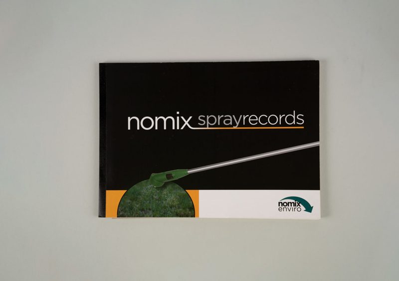 Spray Record Book